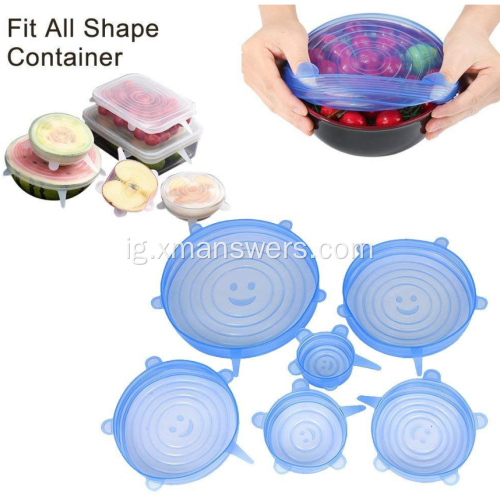 Nri nri ọkwa 12 mkpọ silicone gbatịa mkpuchi doro anya